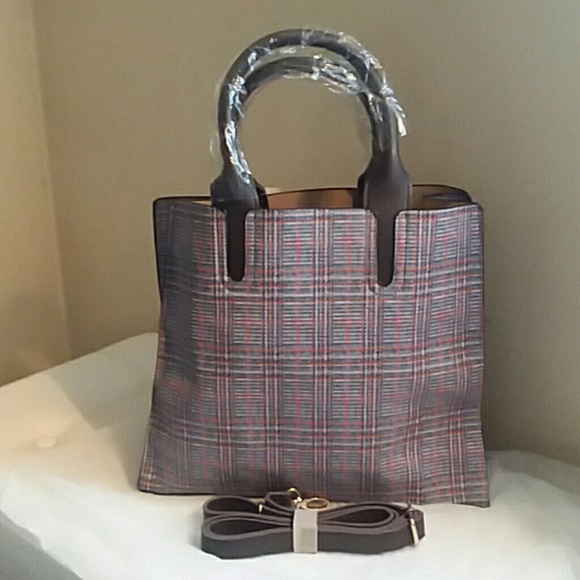 LIFESTYLE Handbags - PLAID SHOULDER BAG
